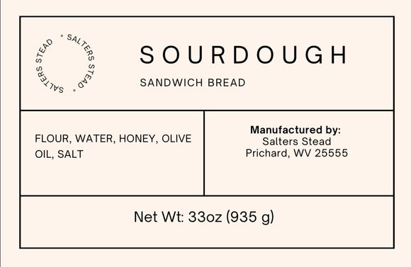 Sourdough Sandwich Bread