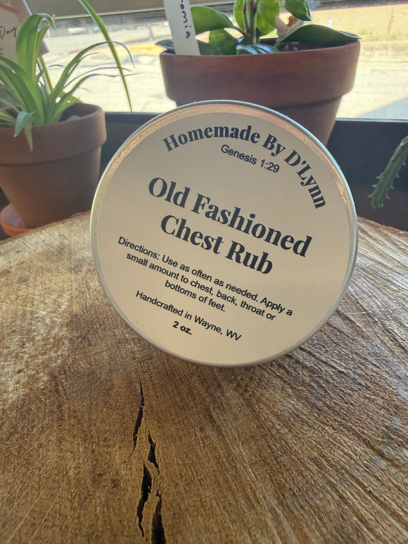 D'Lynn Old Fashioned Chest Rub