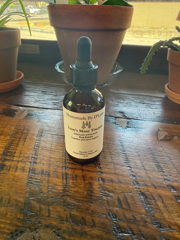 D'Lynn Lion's Mane Tincture Drops